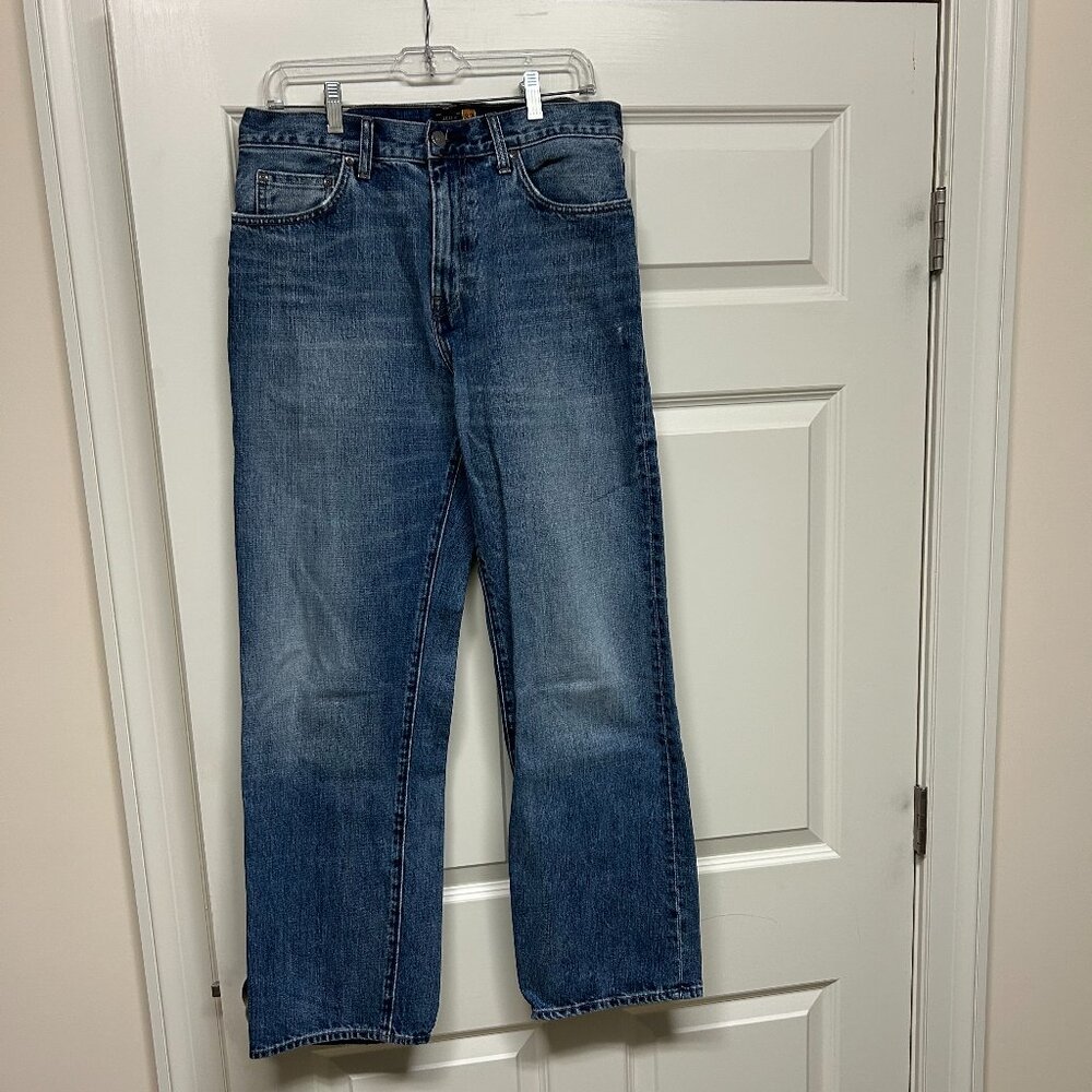 J. Crew Relaxed Fit Jeans in Blasted Indigo 32/32